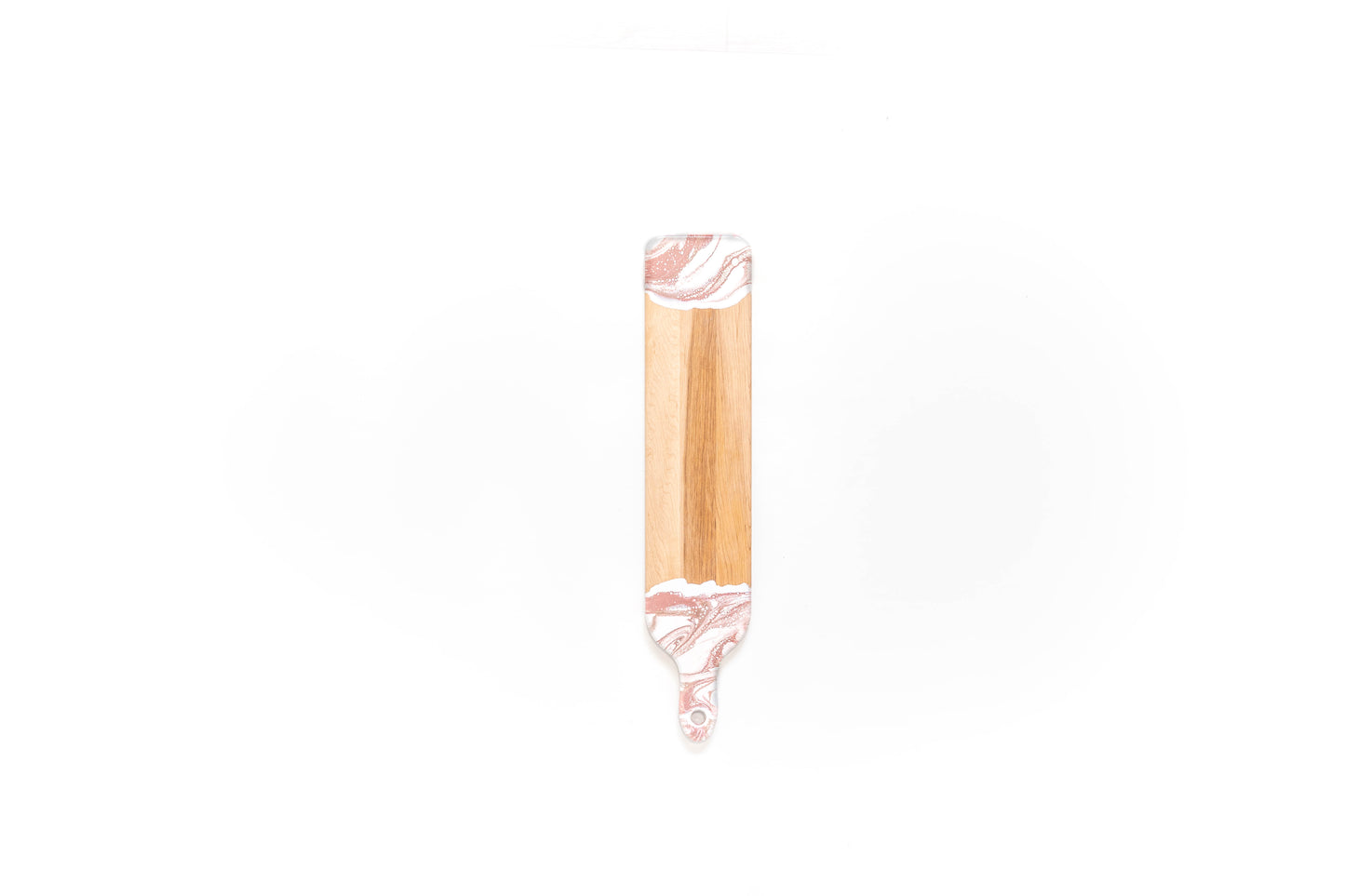 discountinued maple charcuterie board accented with resin