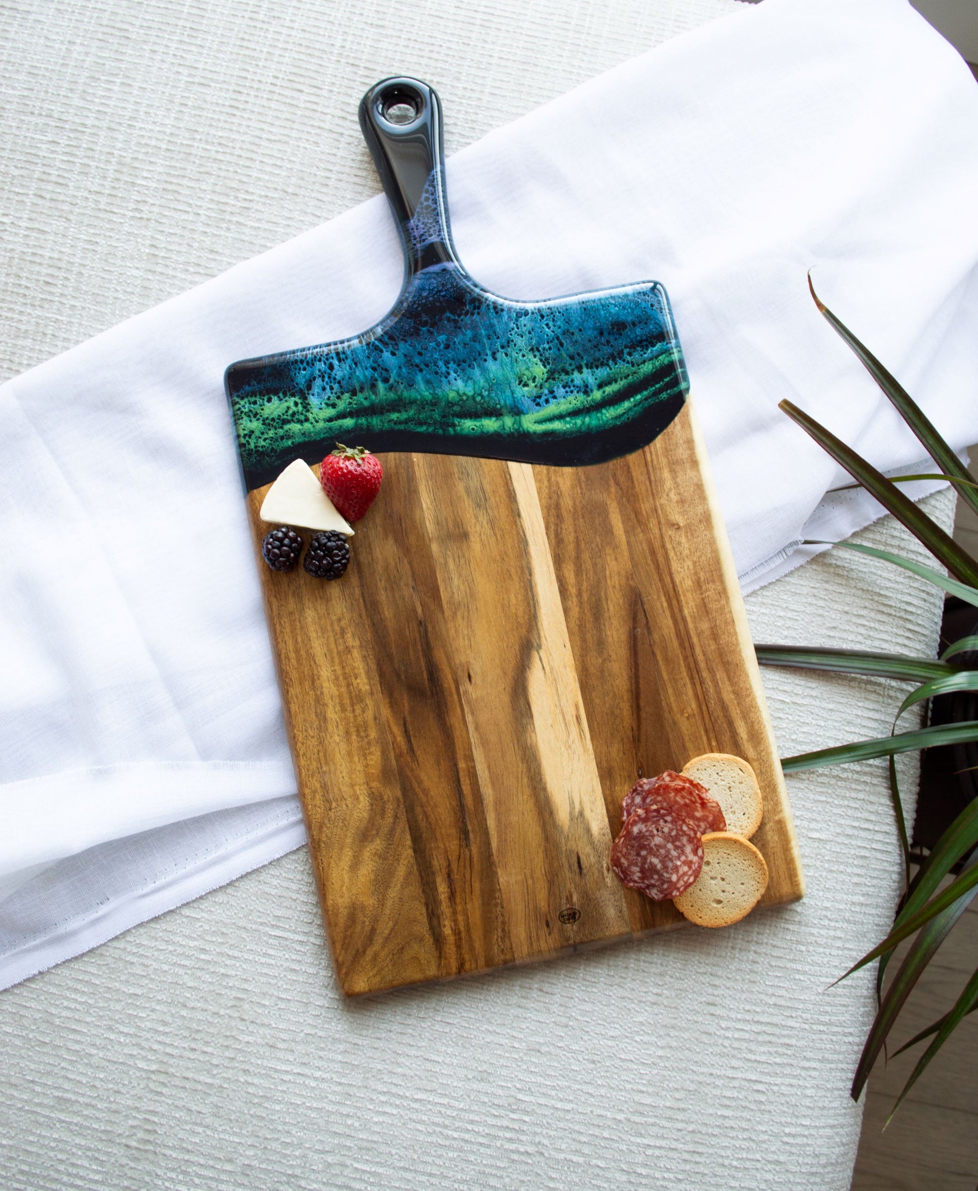 Large northern lights cheese board