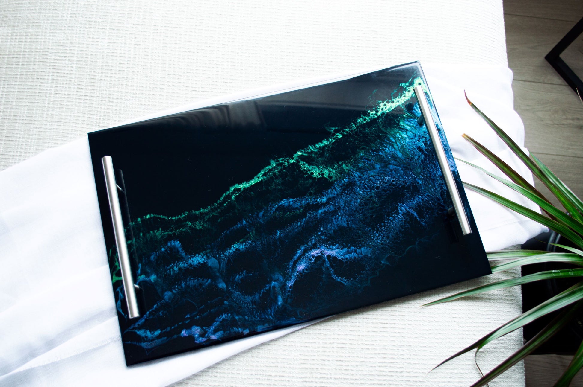 Northern lights acrylic tray