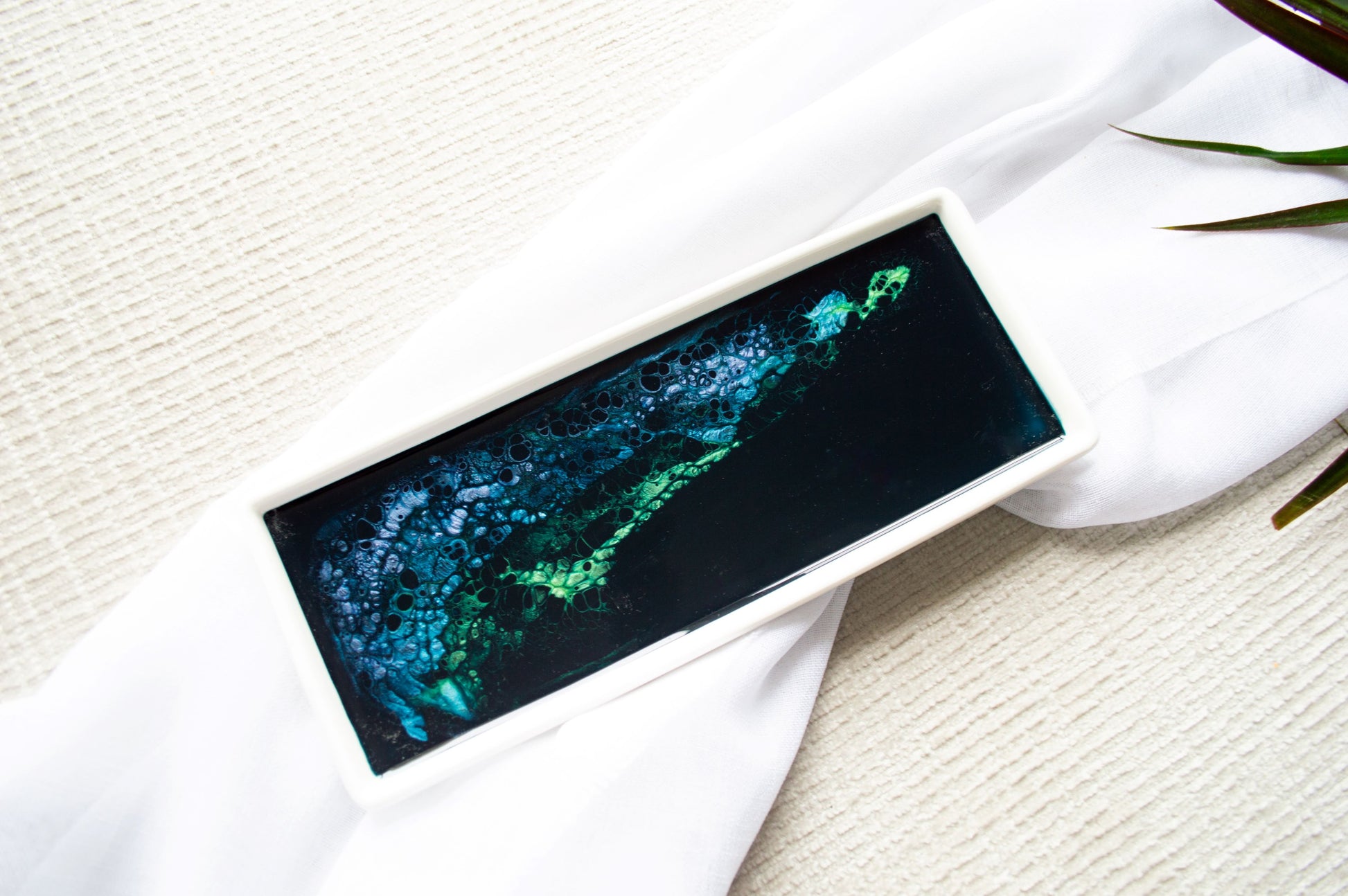 northern lights small ceramic tray