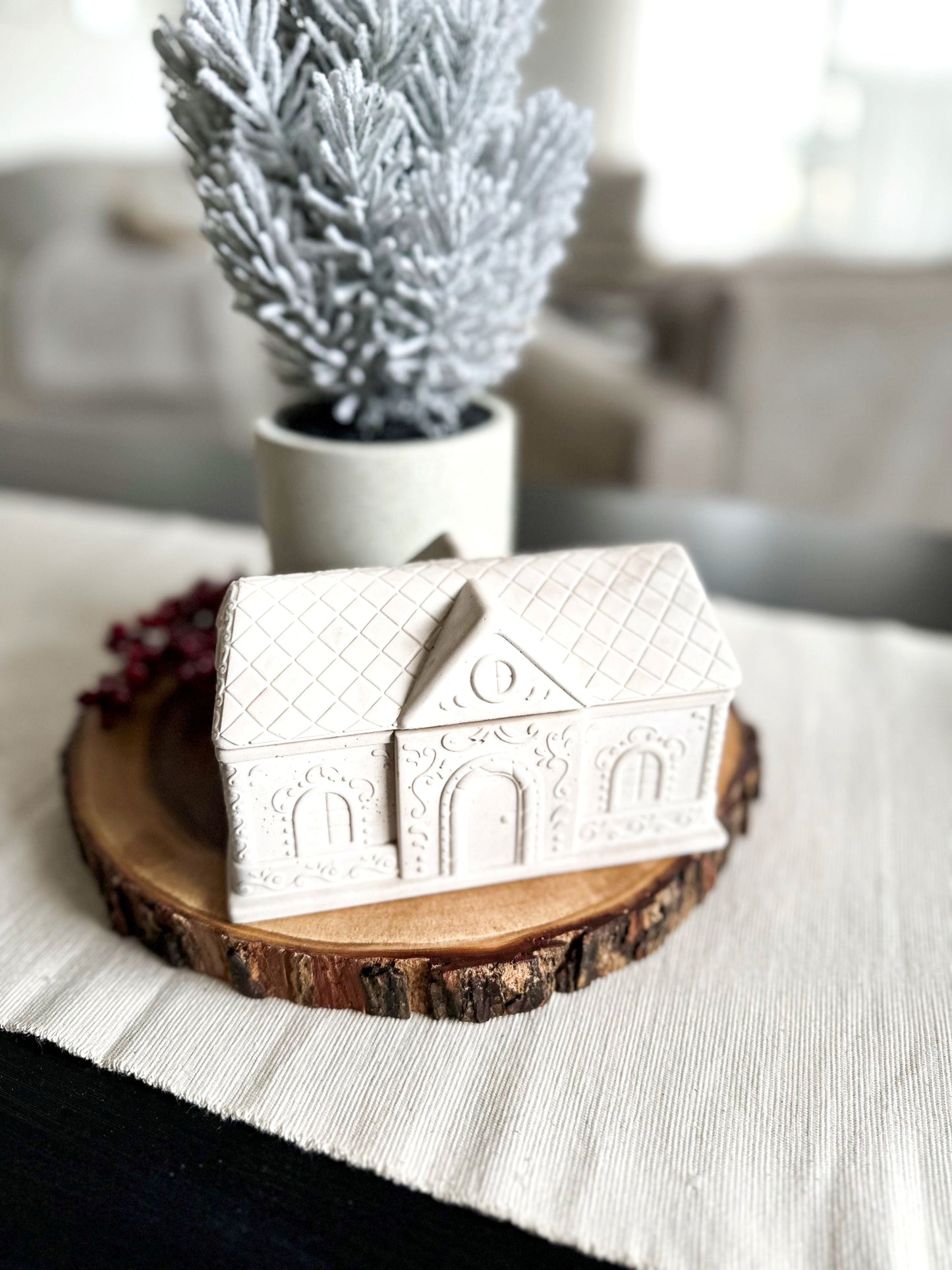 Gingerbread House Candle