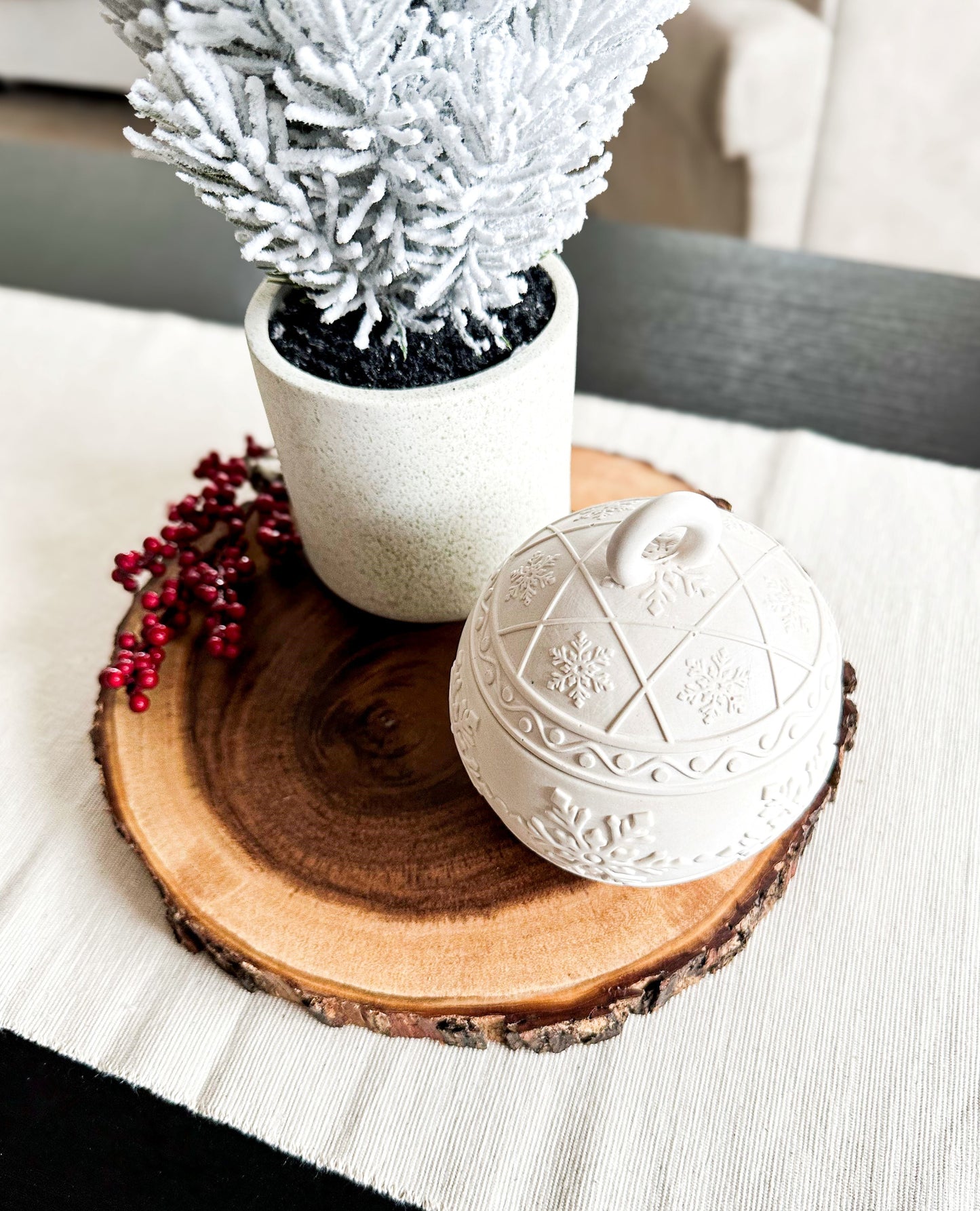 Holiday Ornament Candle