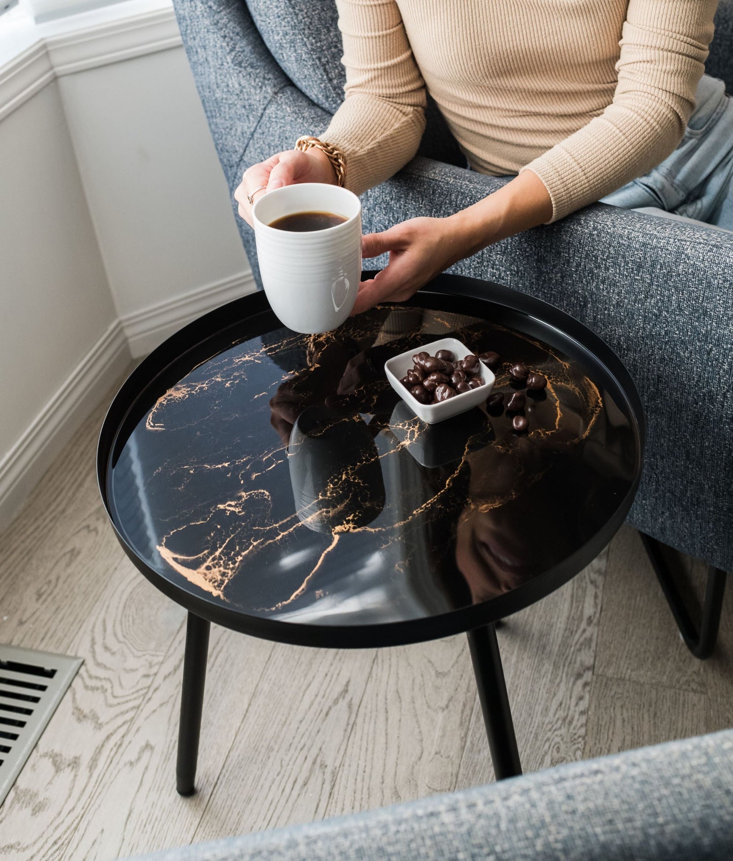 Ember Metal Side Table
