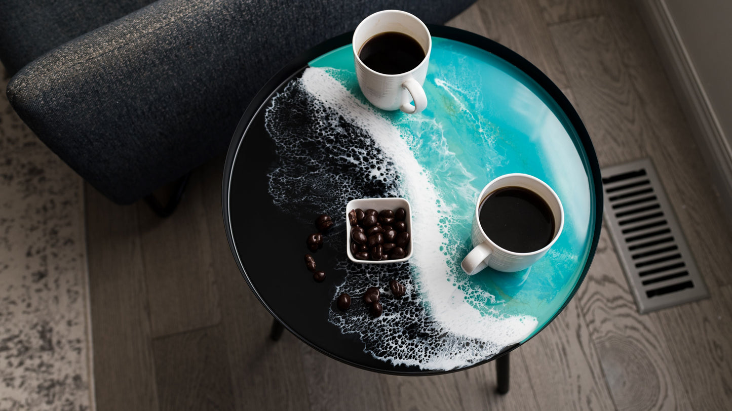 Caribbean Metal Side Table