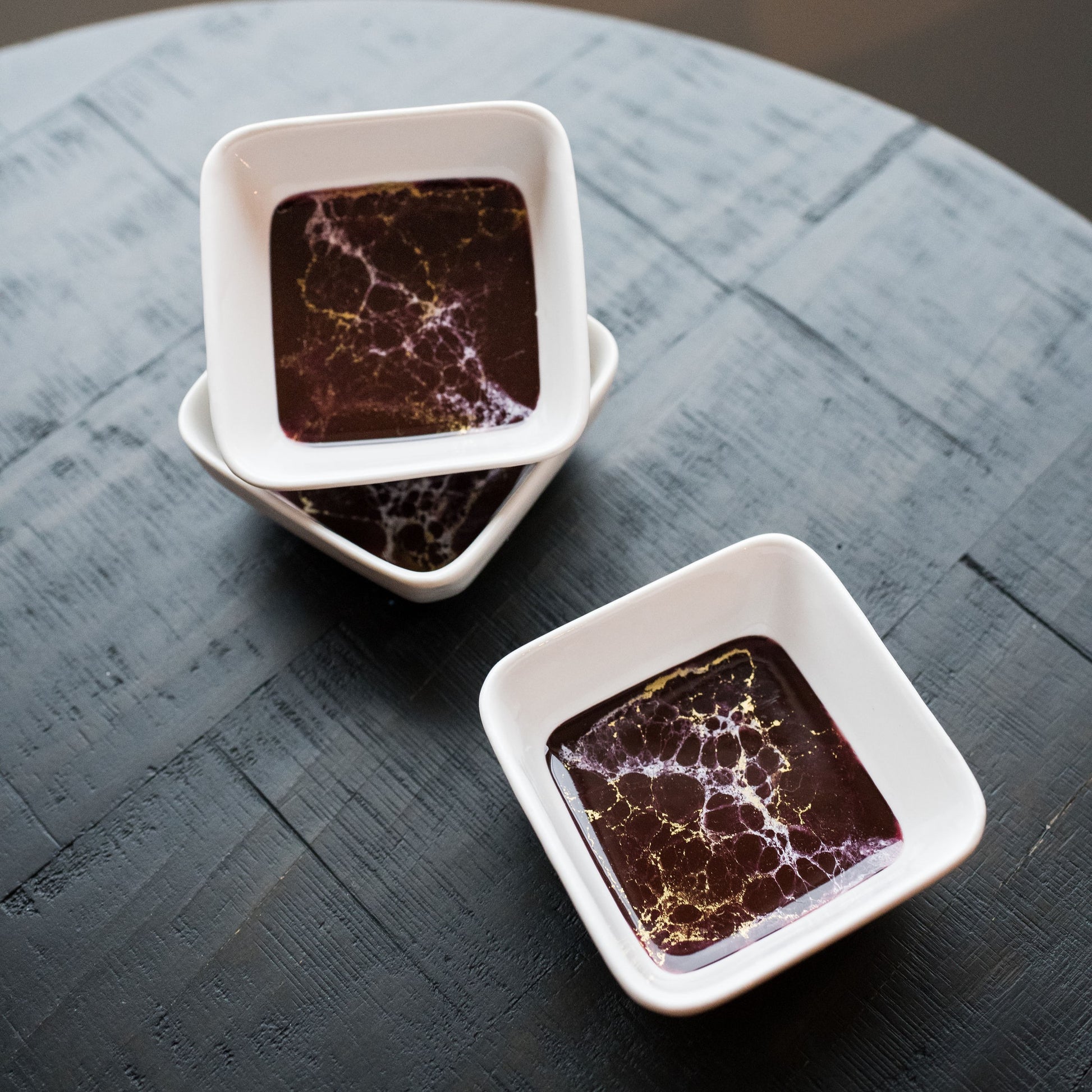 heart board for valentines day accented with resin