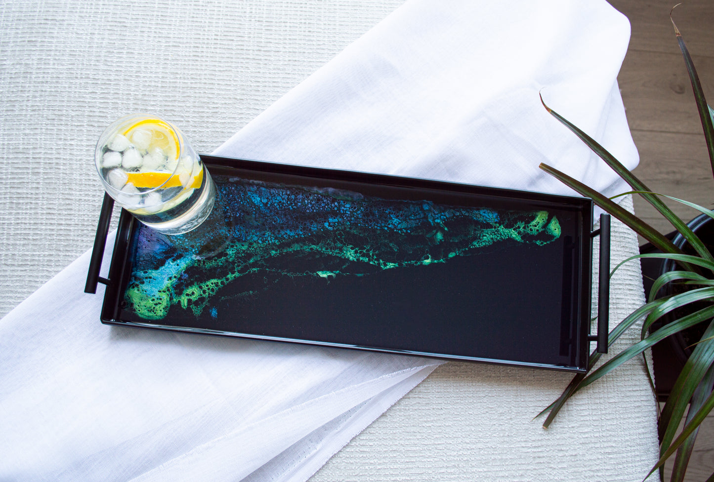 northern lights metal tray