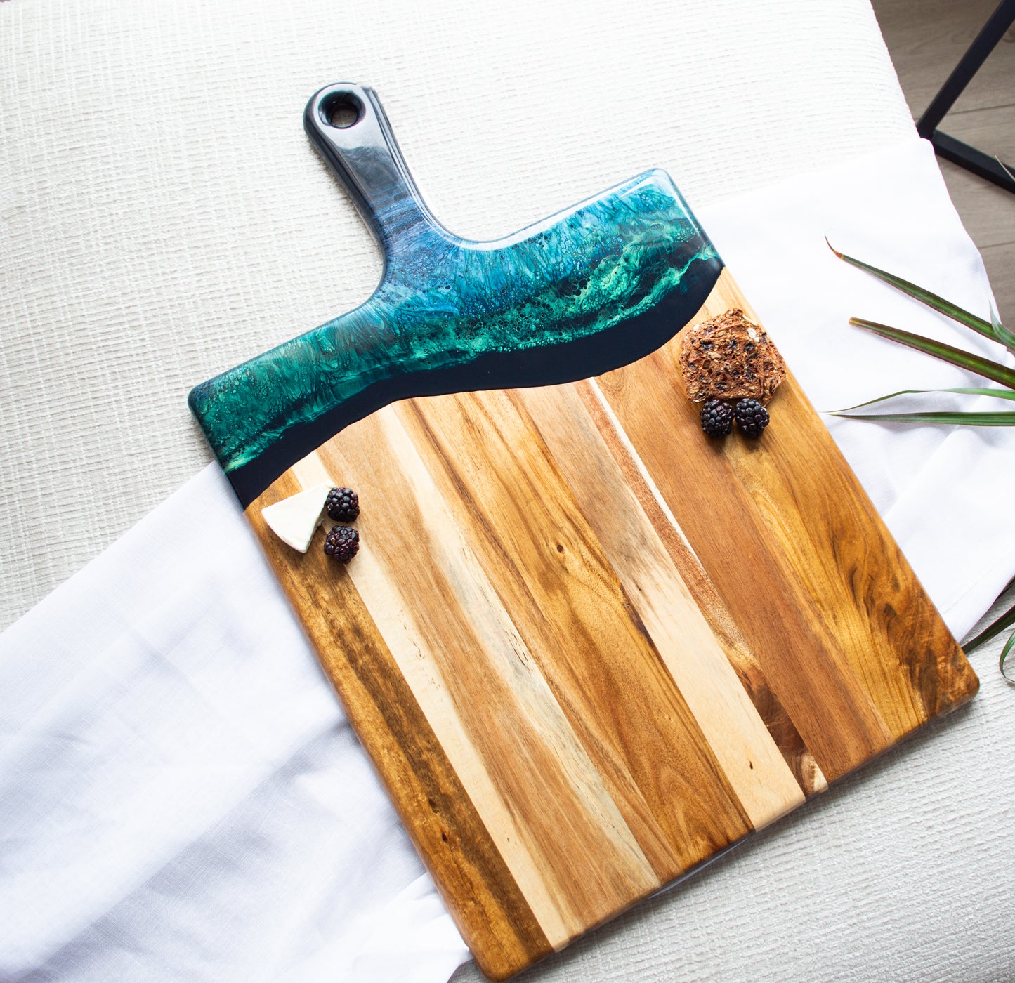 Extra Large Northern Lights Board Acacia Wood