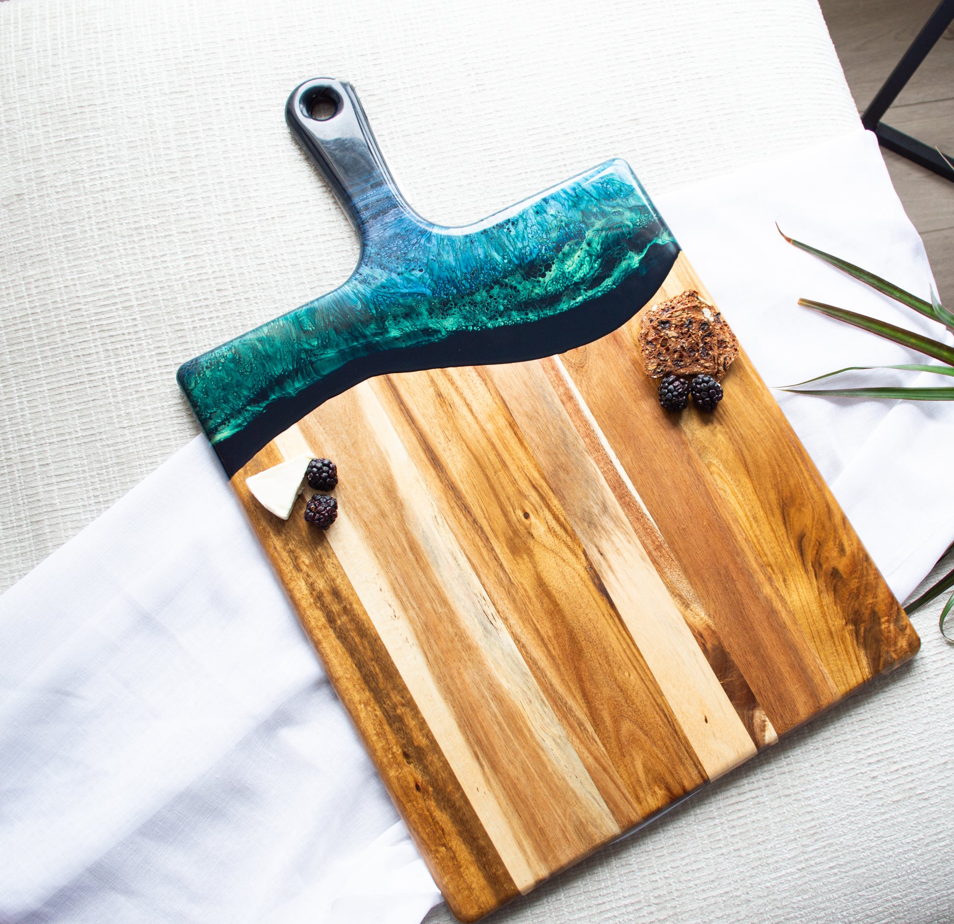 Extra Large Northern Lights Board Acacia Wood