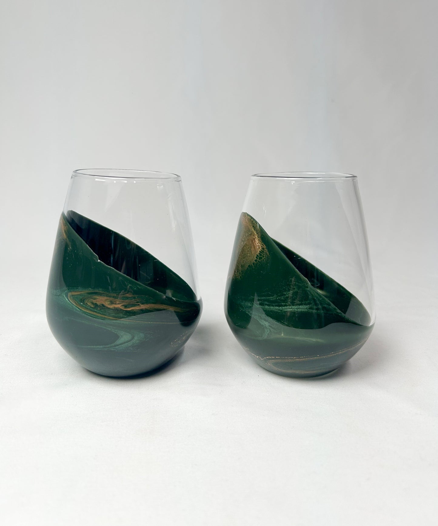 Jade wine glasses
