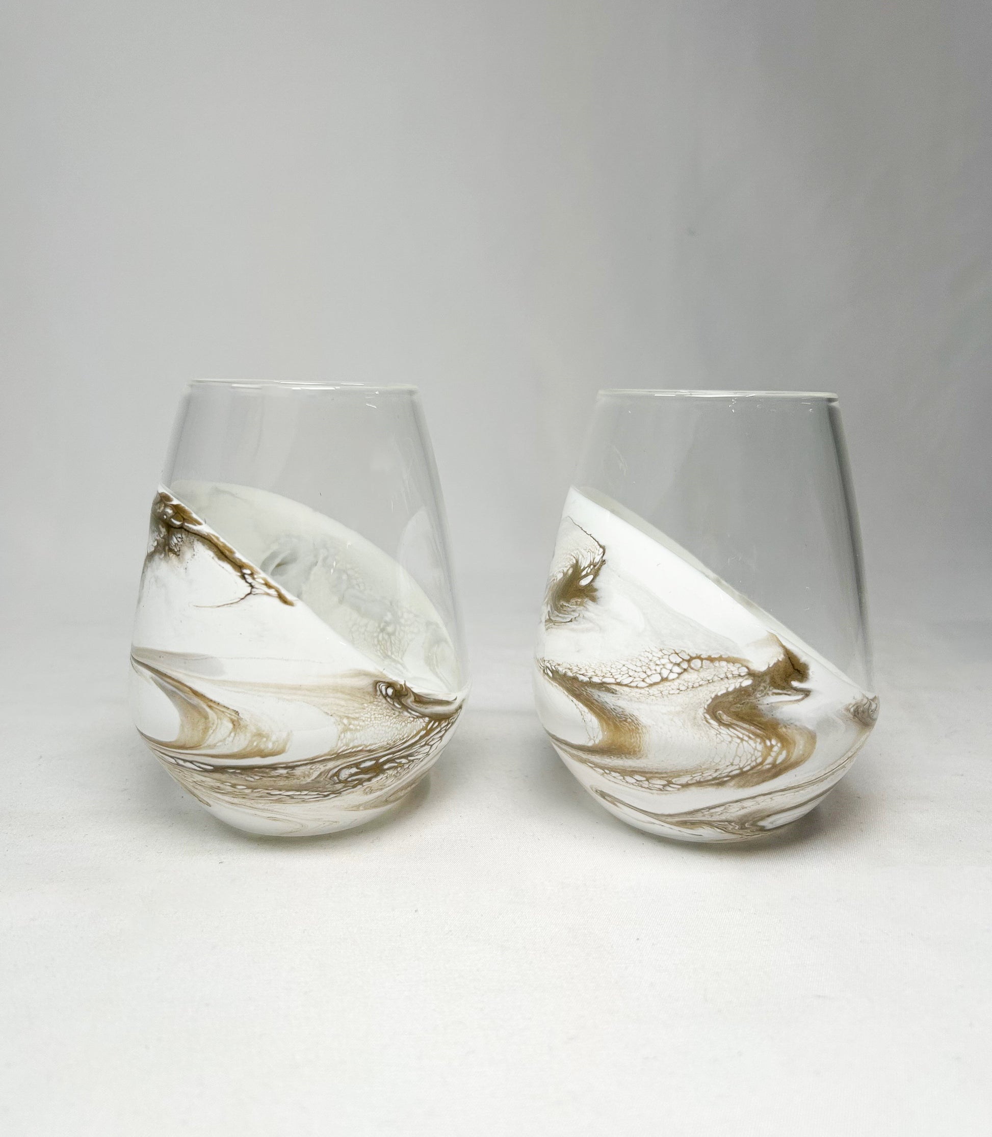 Quartz wine glasses