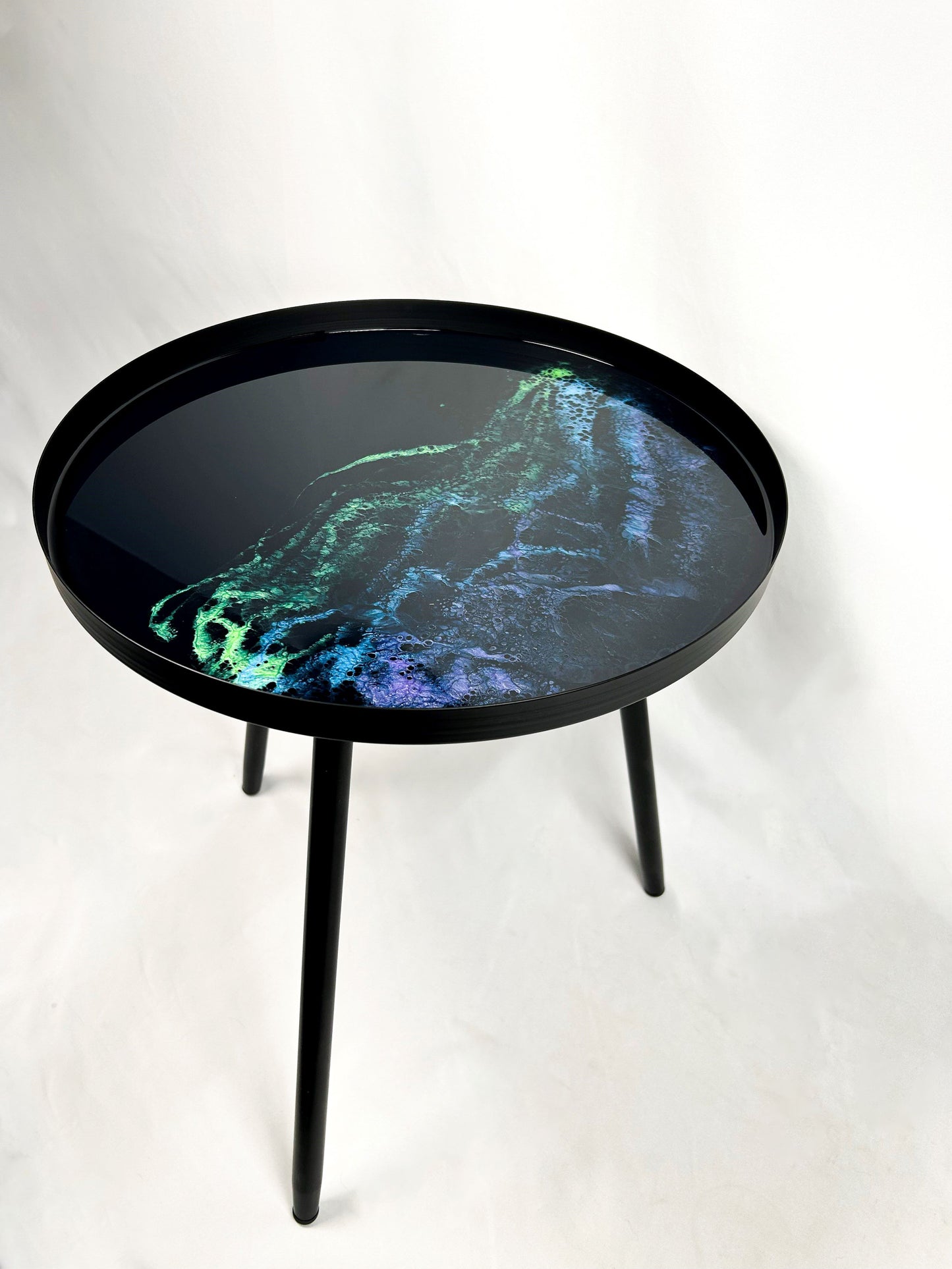 Northern Lights Metal Side Table