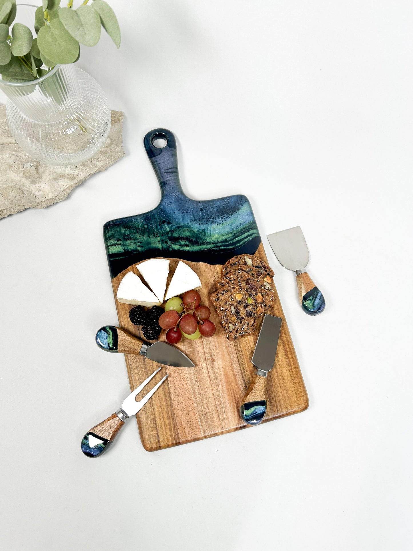 northern lights serving food set