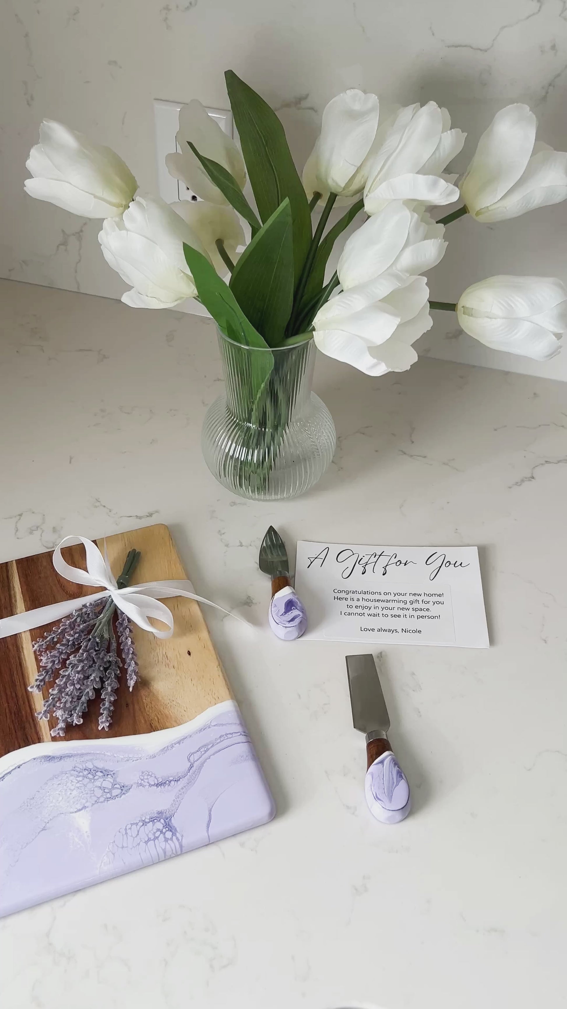 lavender date night board video