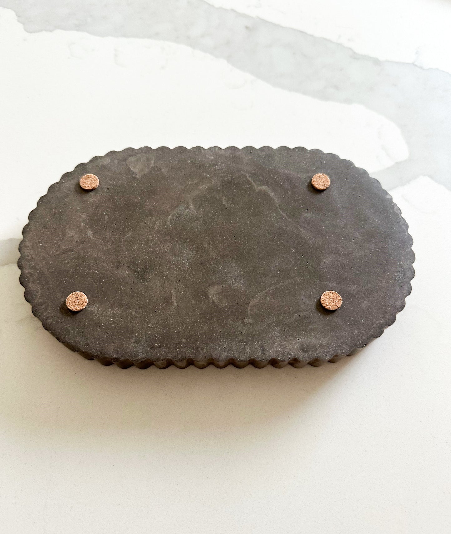 Stoneware Collection - Fluted Oval Tray