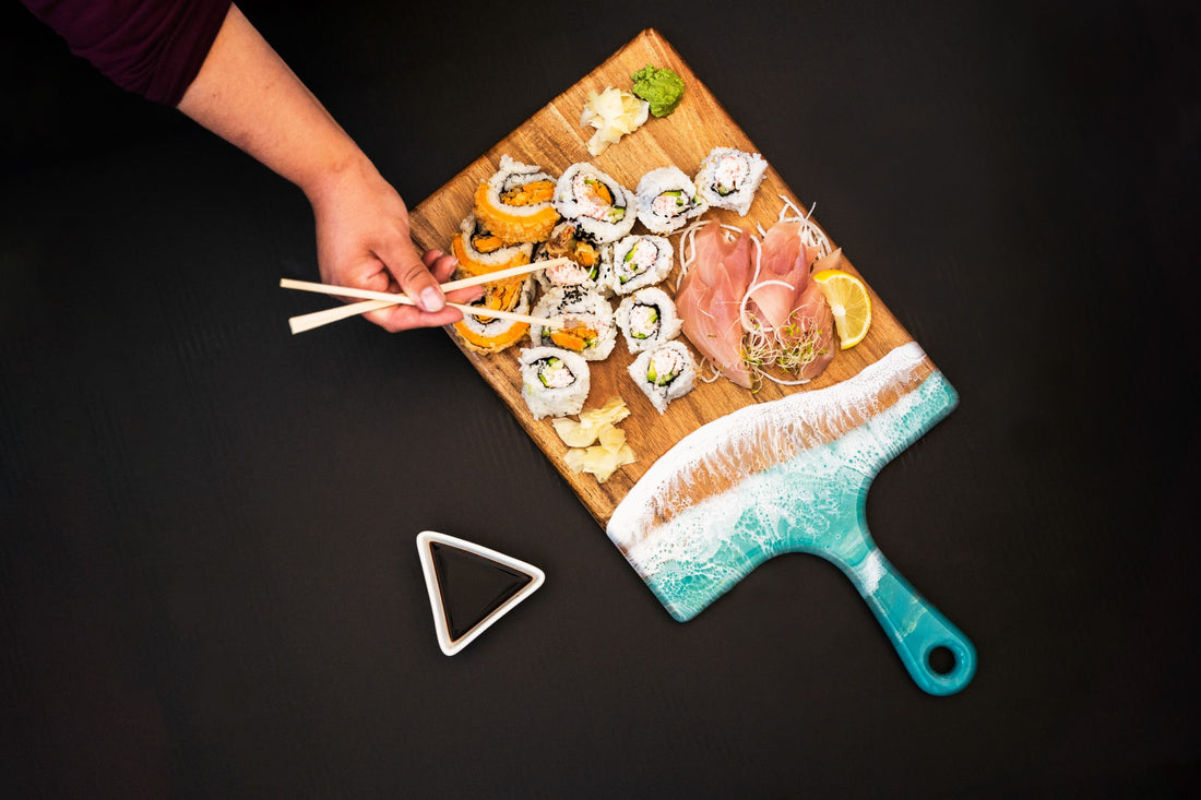 sushi charctuerie board