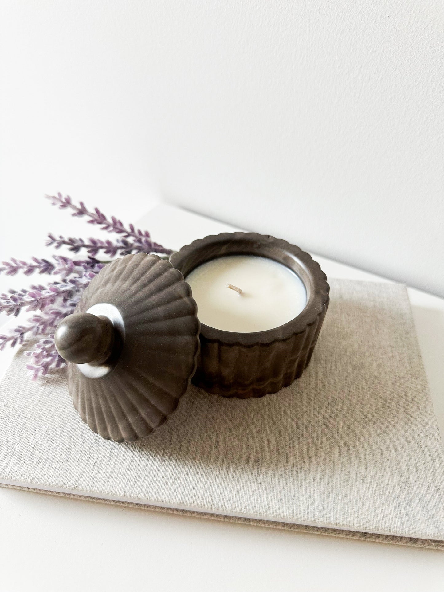 NEW!!! Fluted Small Candle