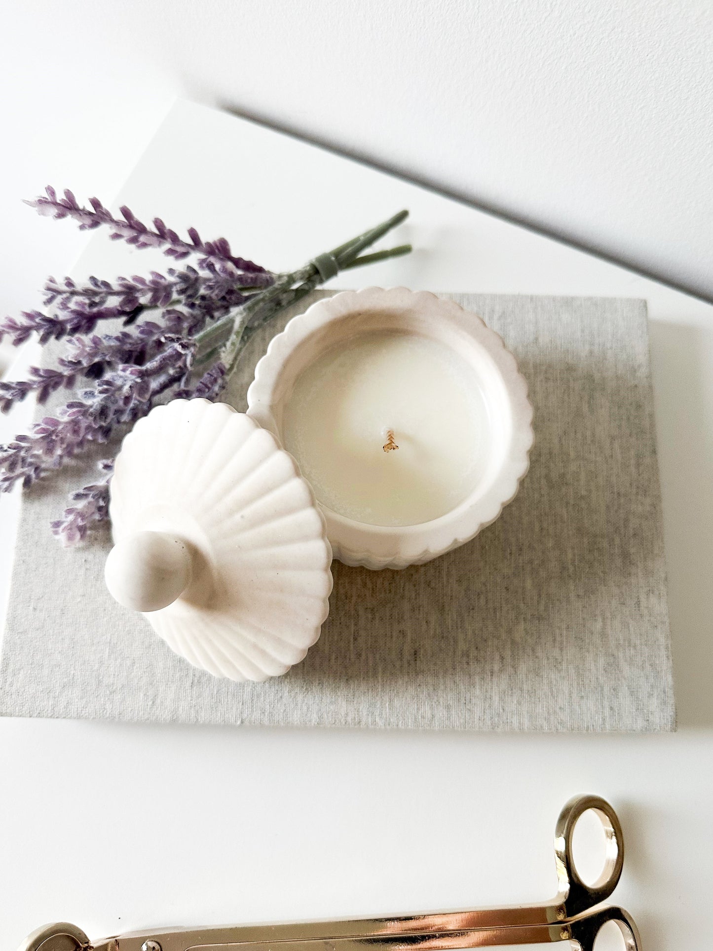 NEW!!! Fluted Small Candle