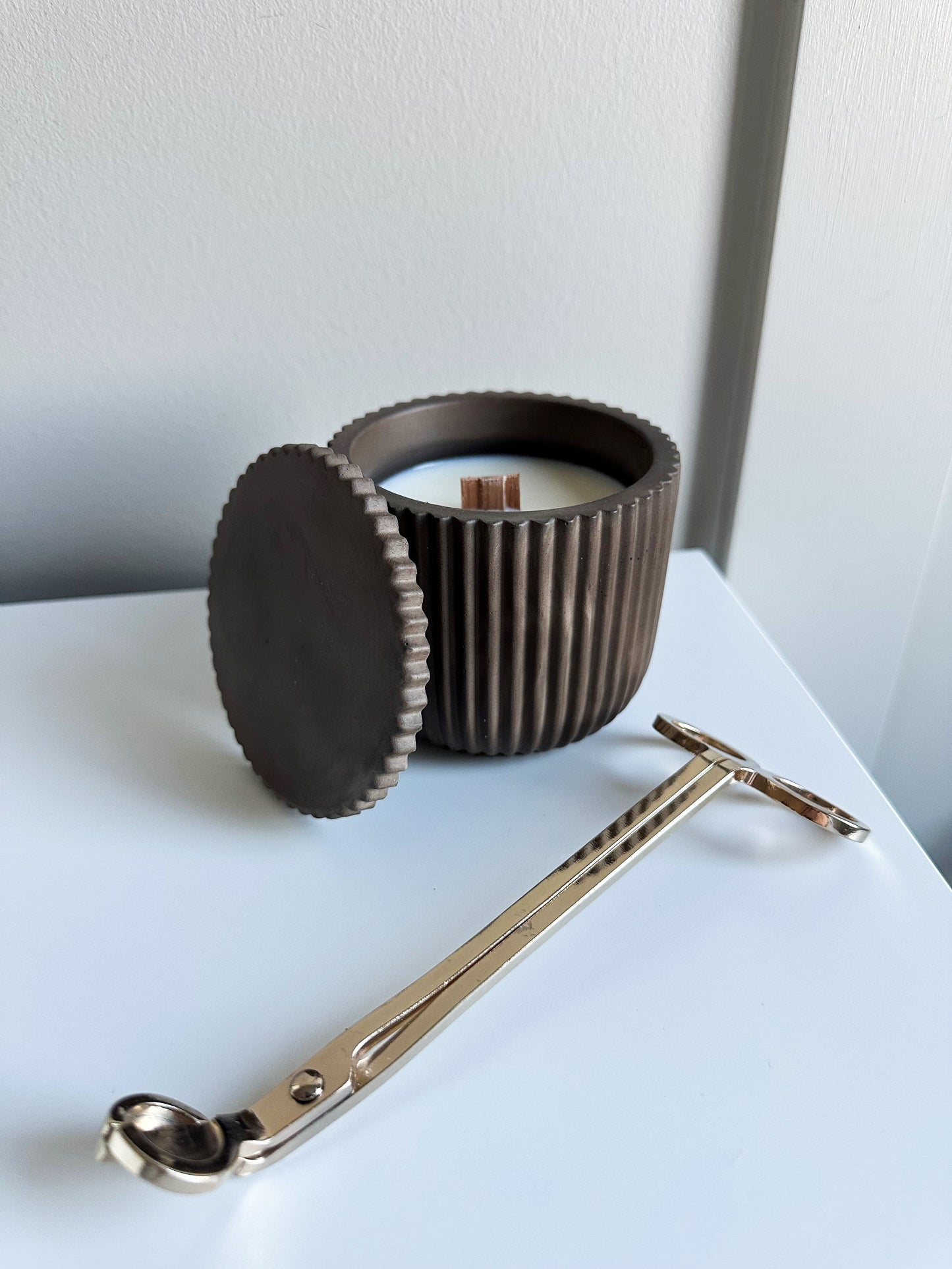 NEW!!! Fluted Large Candle