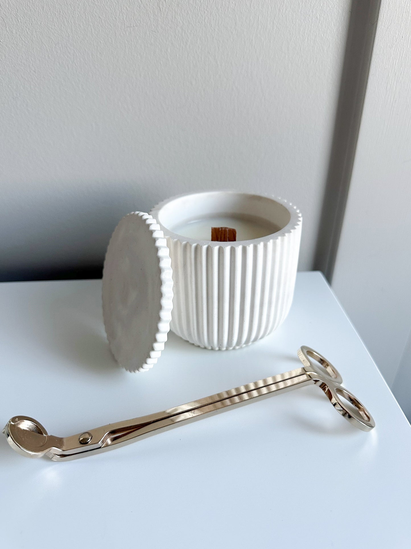 NEW!!! Fluted Large Candle