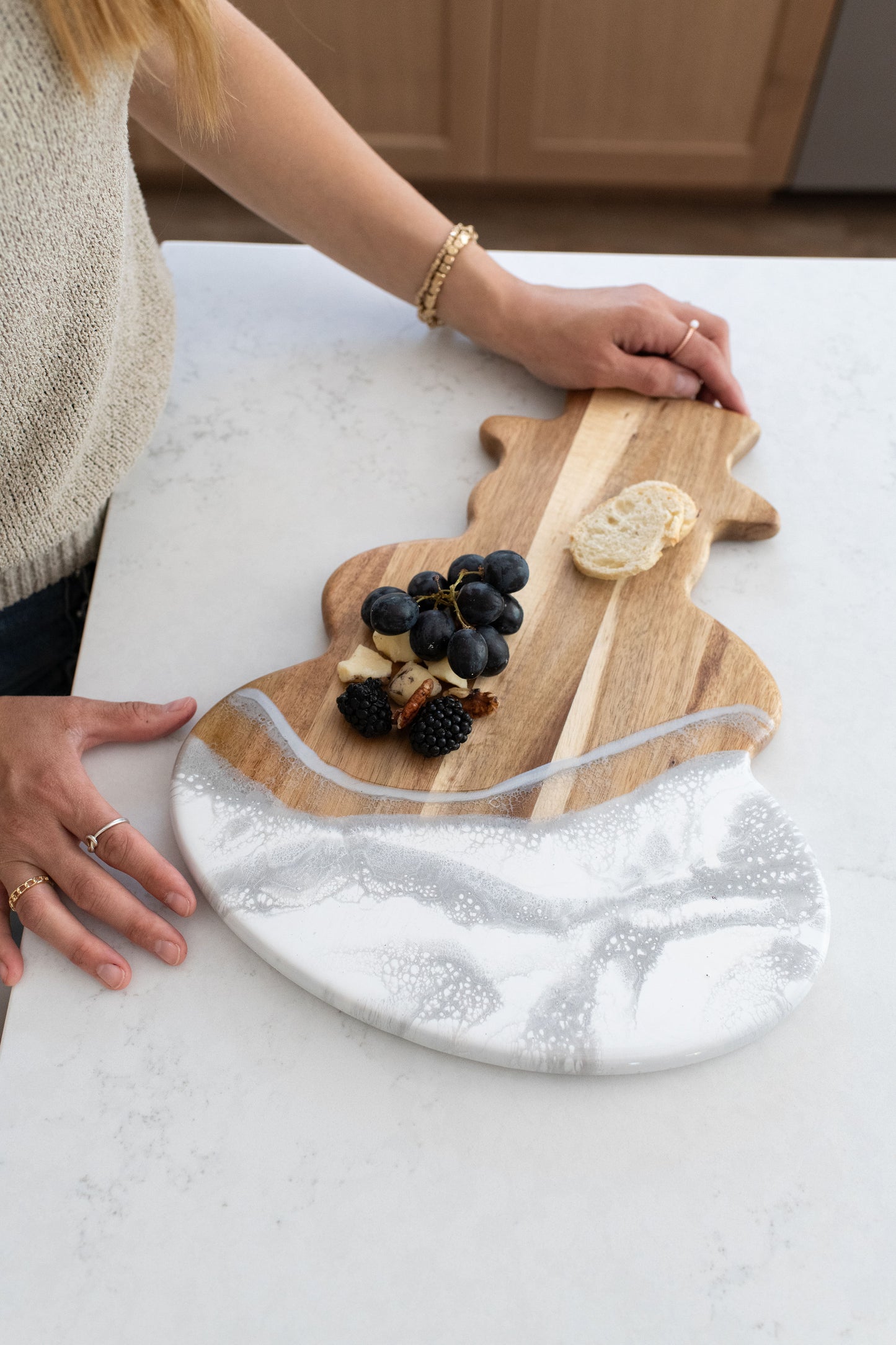 NEW!!! Snowman Charcuterie Board and Ceramic Tray