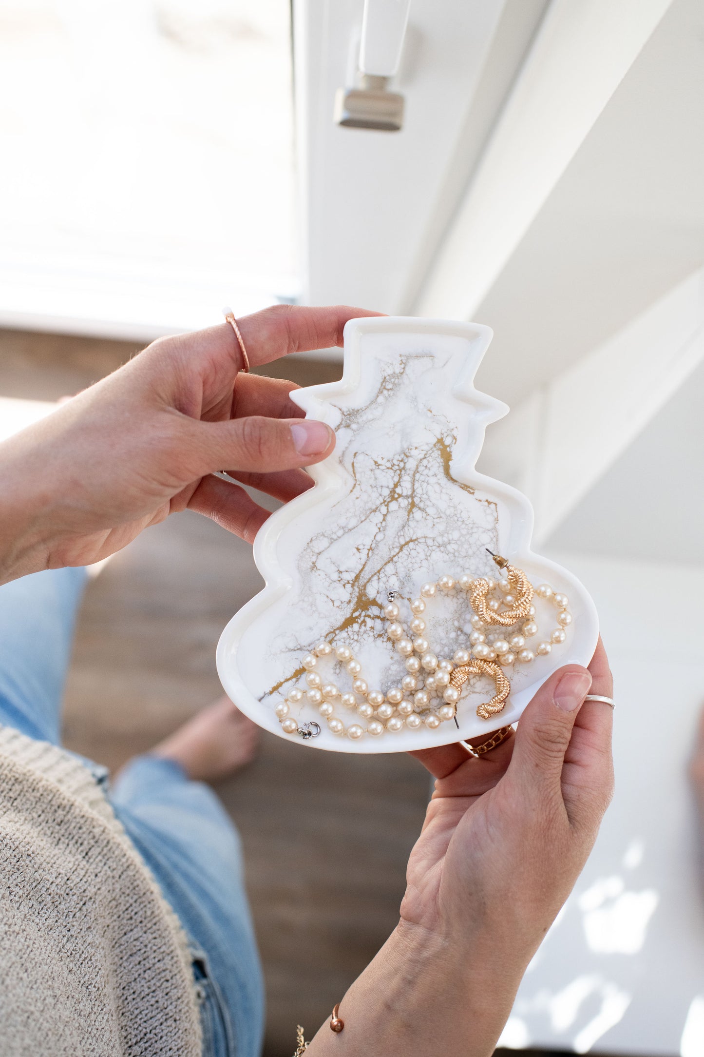 NEW!!! Snowman Charcuterie Board and Ceramic Tray