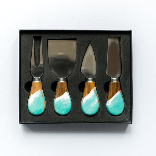 NEW! Resin Coated Cheese Knife Set