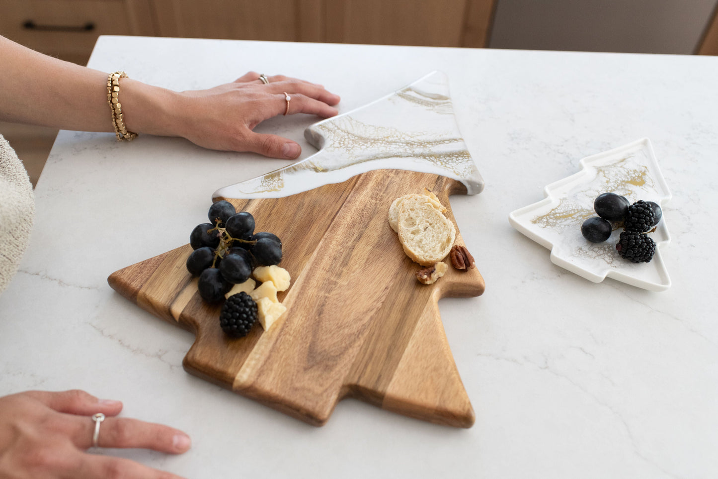 NEW!!! Christmas Tree Charcuterie Board and Ceramic Tray