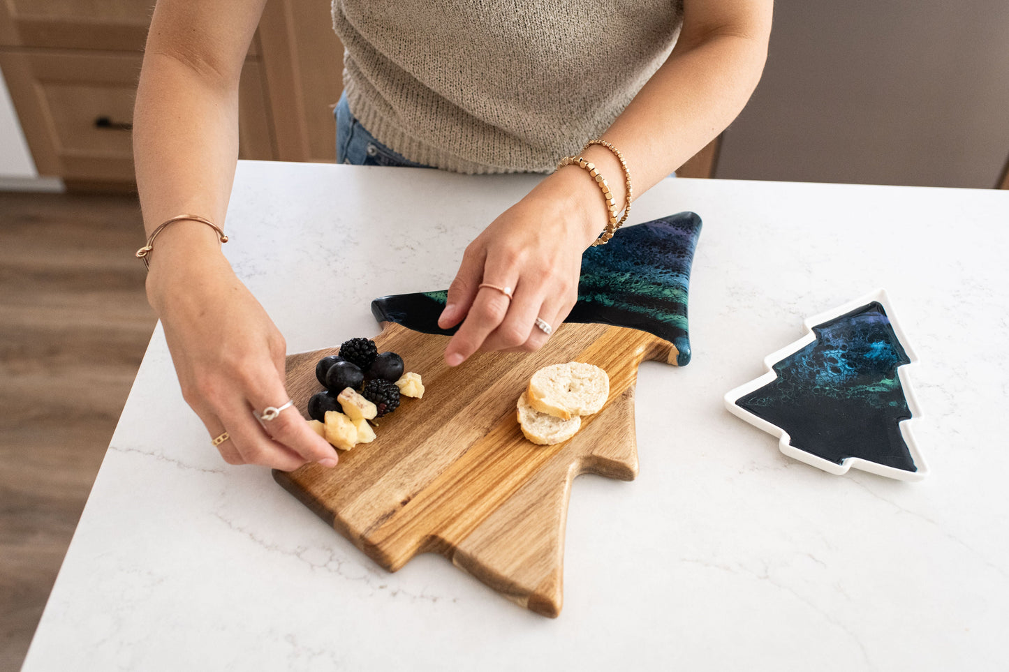 NEW!!! Christmas Tree Charcuterie Board and Ceramic Tray