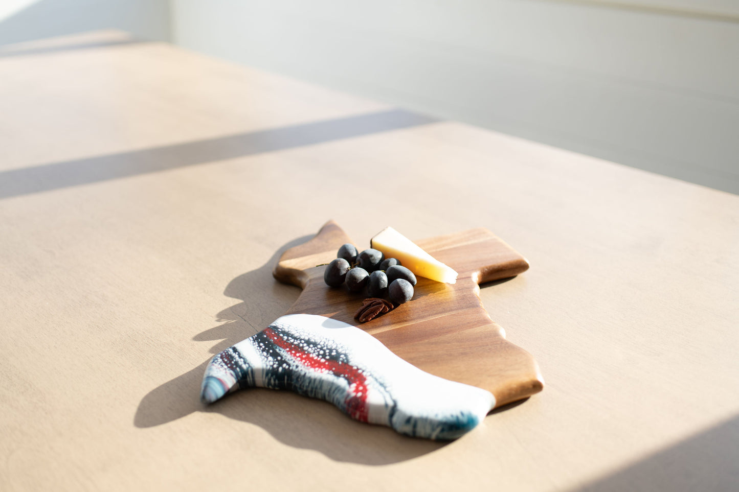 NEW!!! State Shaped Acacia Cheese Board