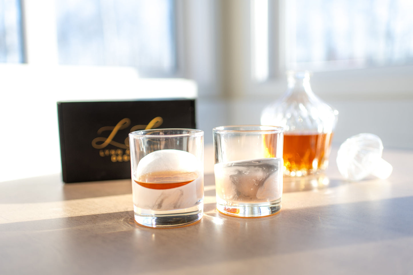 NEW!!! Resin Coated Old Fashioned Whisky Glasses (Set of 2)