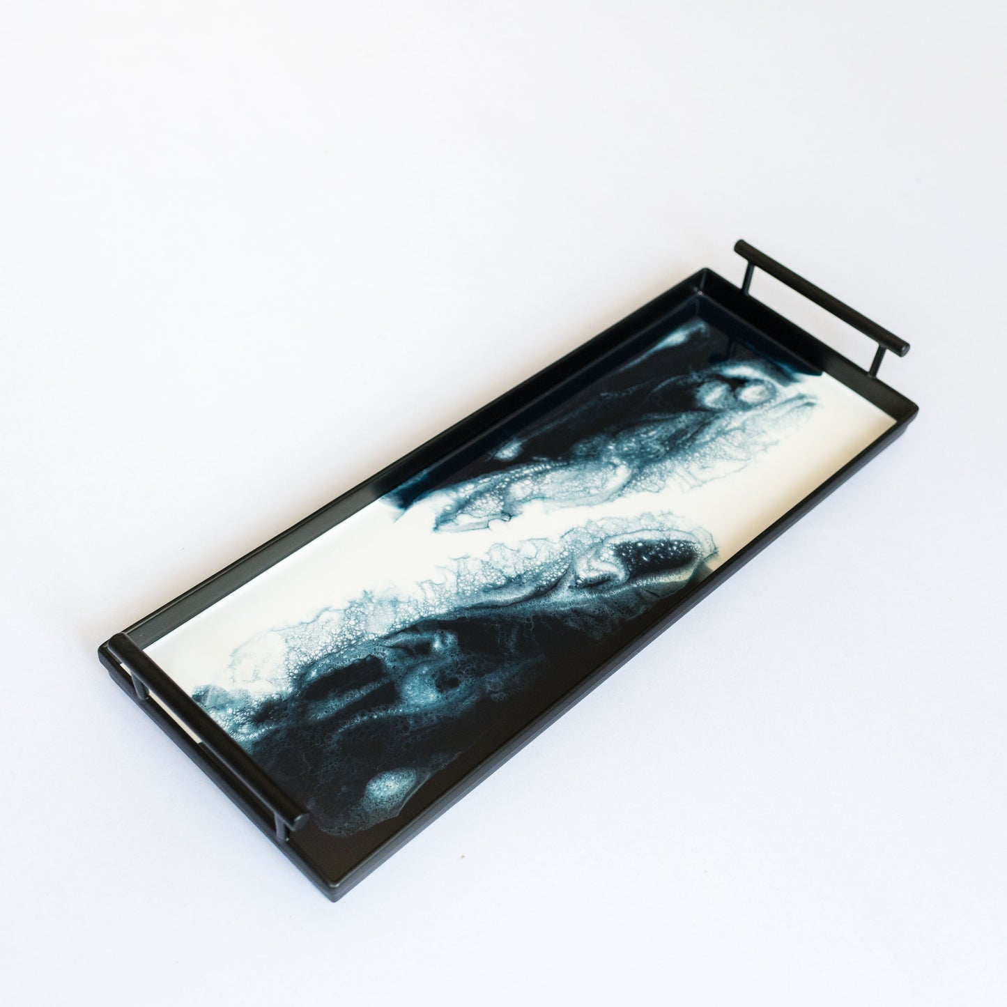 NEW! Resin Black Rectangle Tray