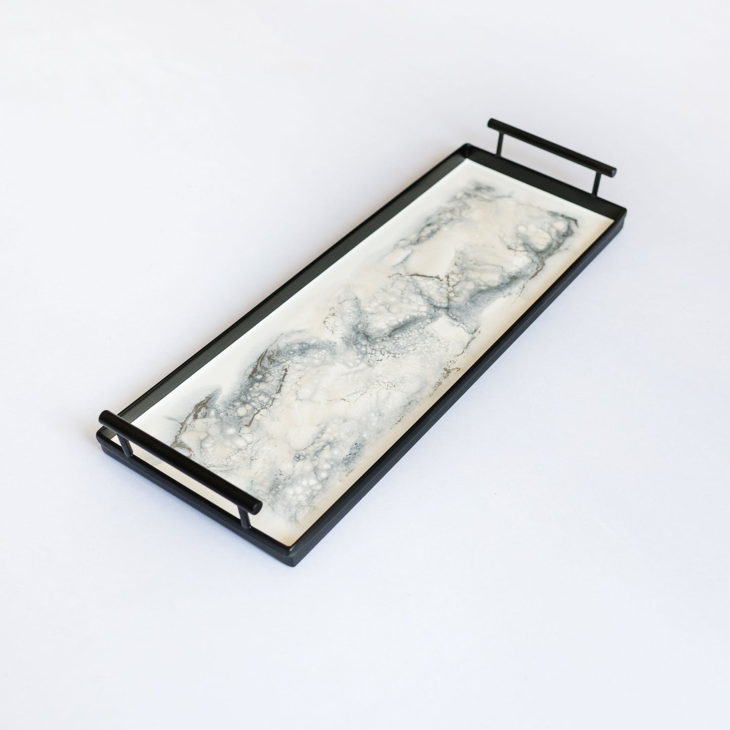 NEW! Resin Black Rectangle Tray