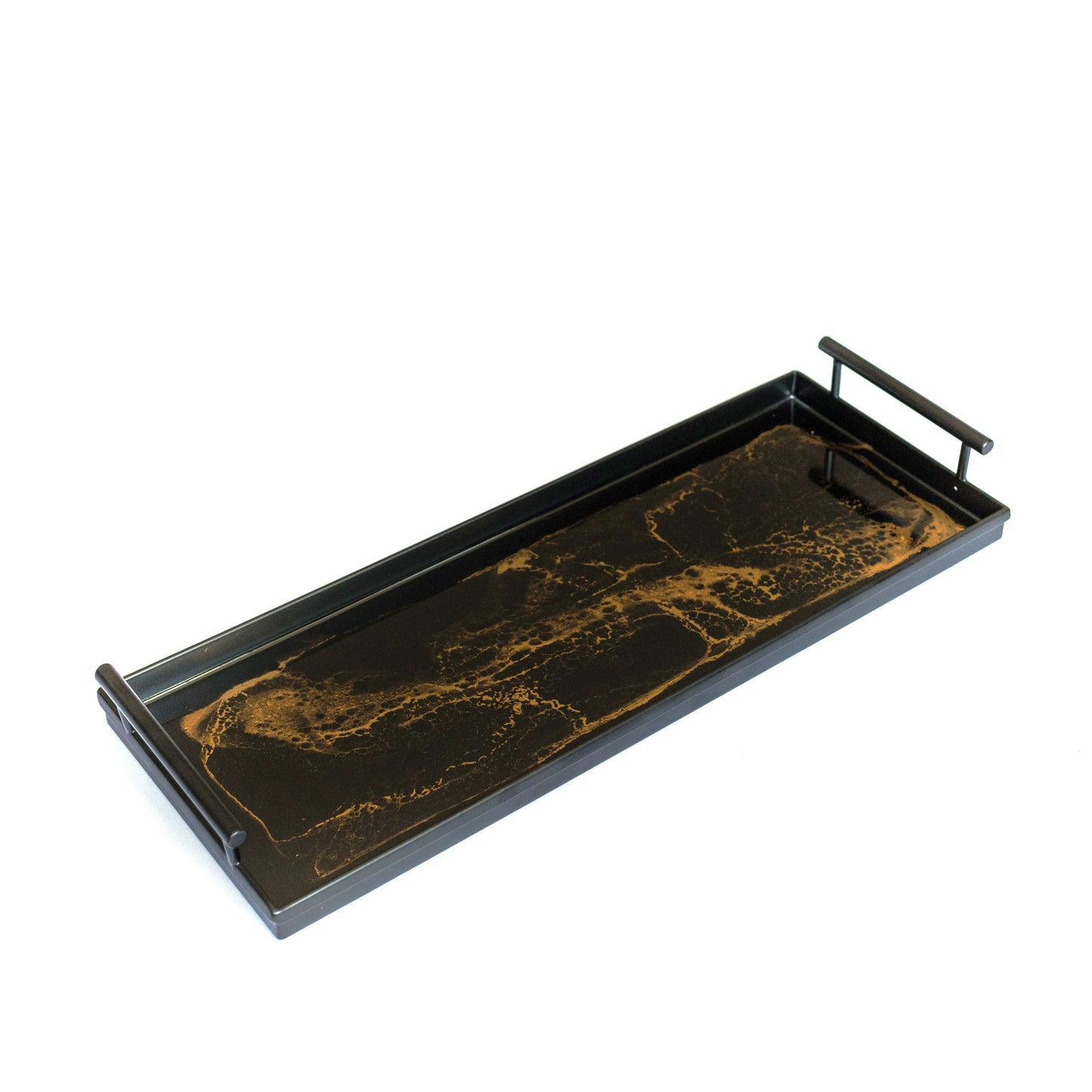 NEW! Resin Black Rectangle Tray