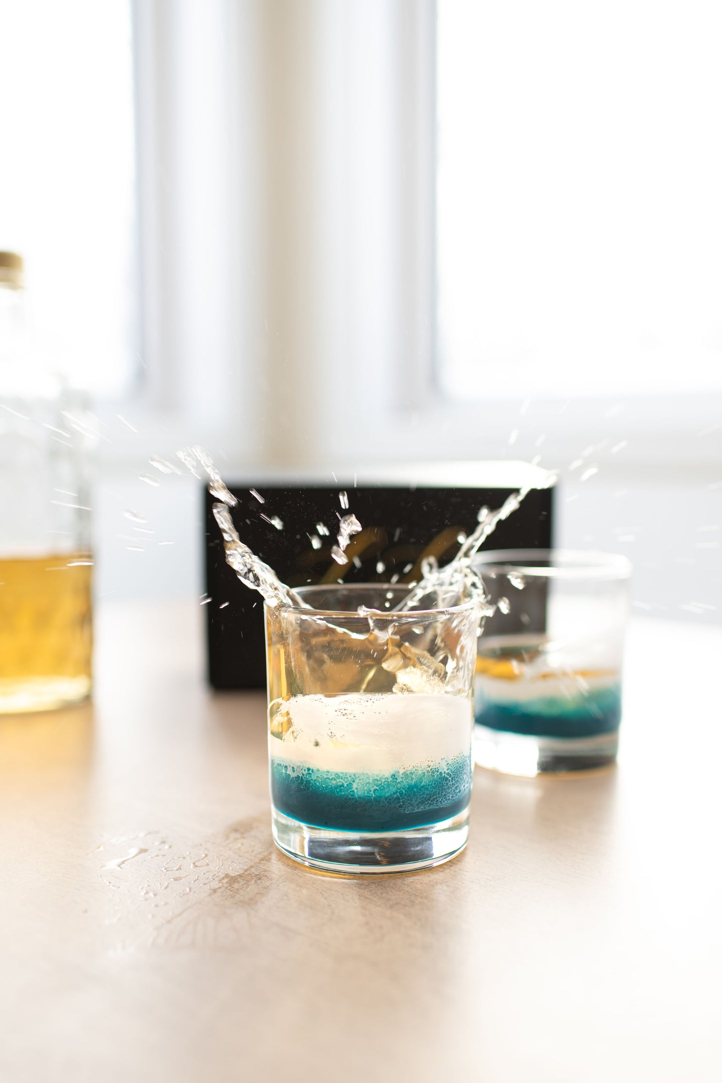 NEW!!! Resin Coated Old Fashioned Whisky Glasses (Set of 2)