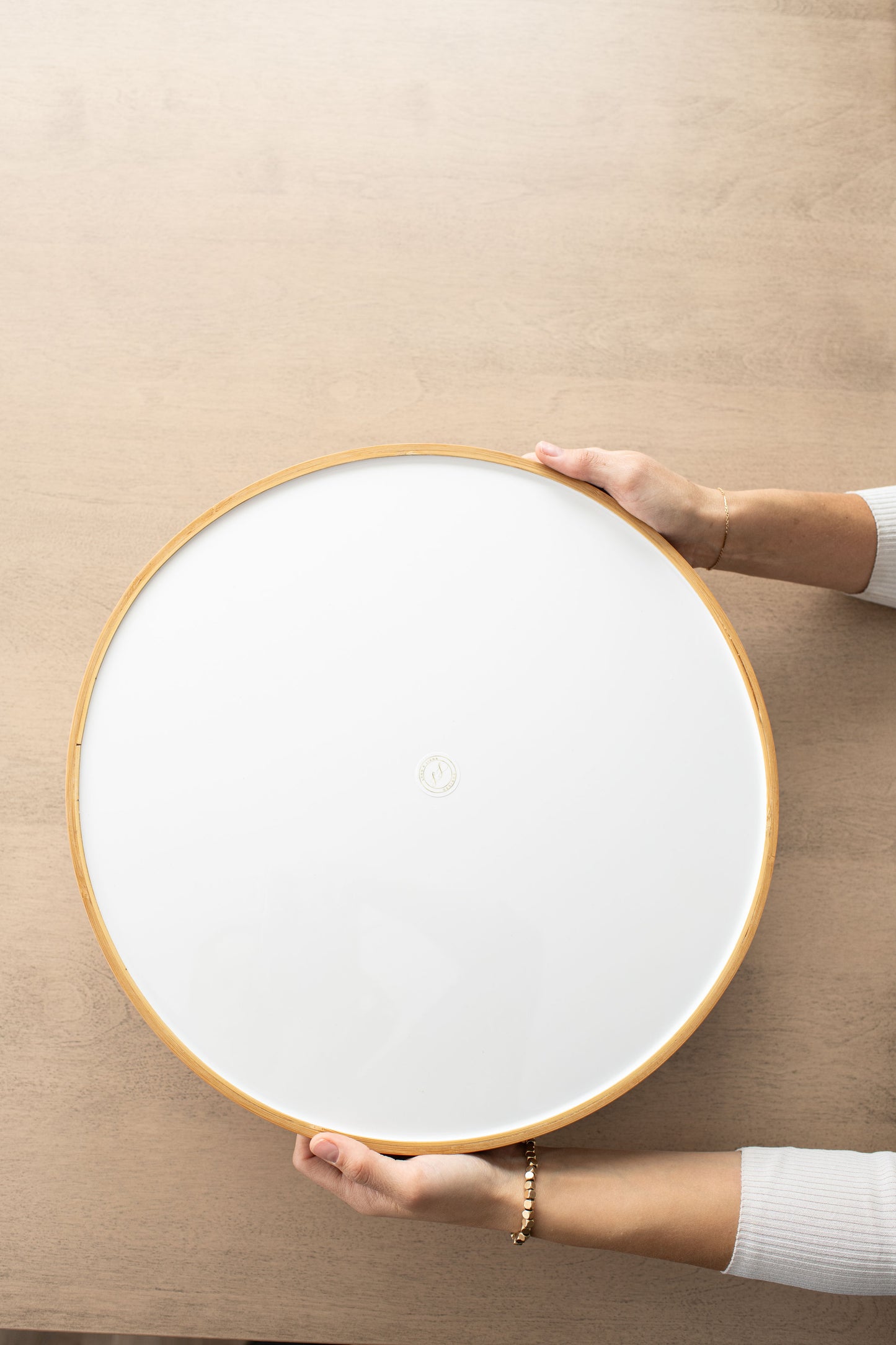 Bamboo Round Serving Trays