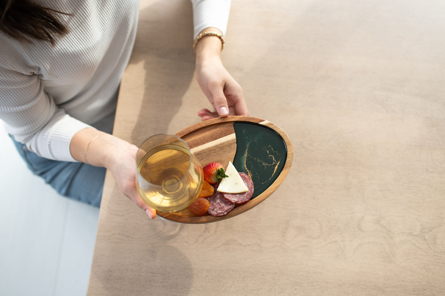 Wine & Appetizer Trays