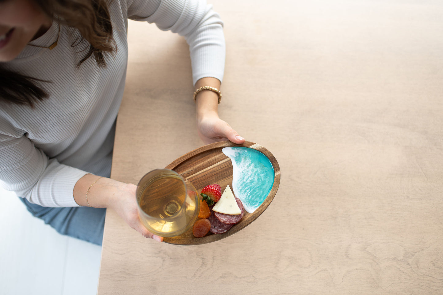 Wine & Appetizer Trays