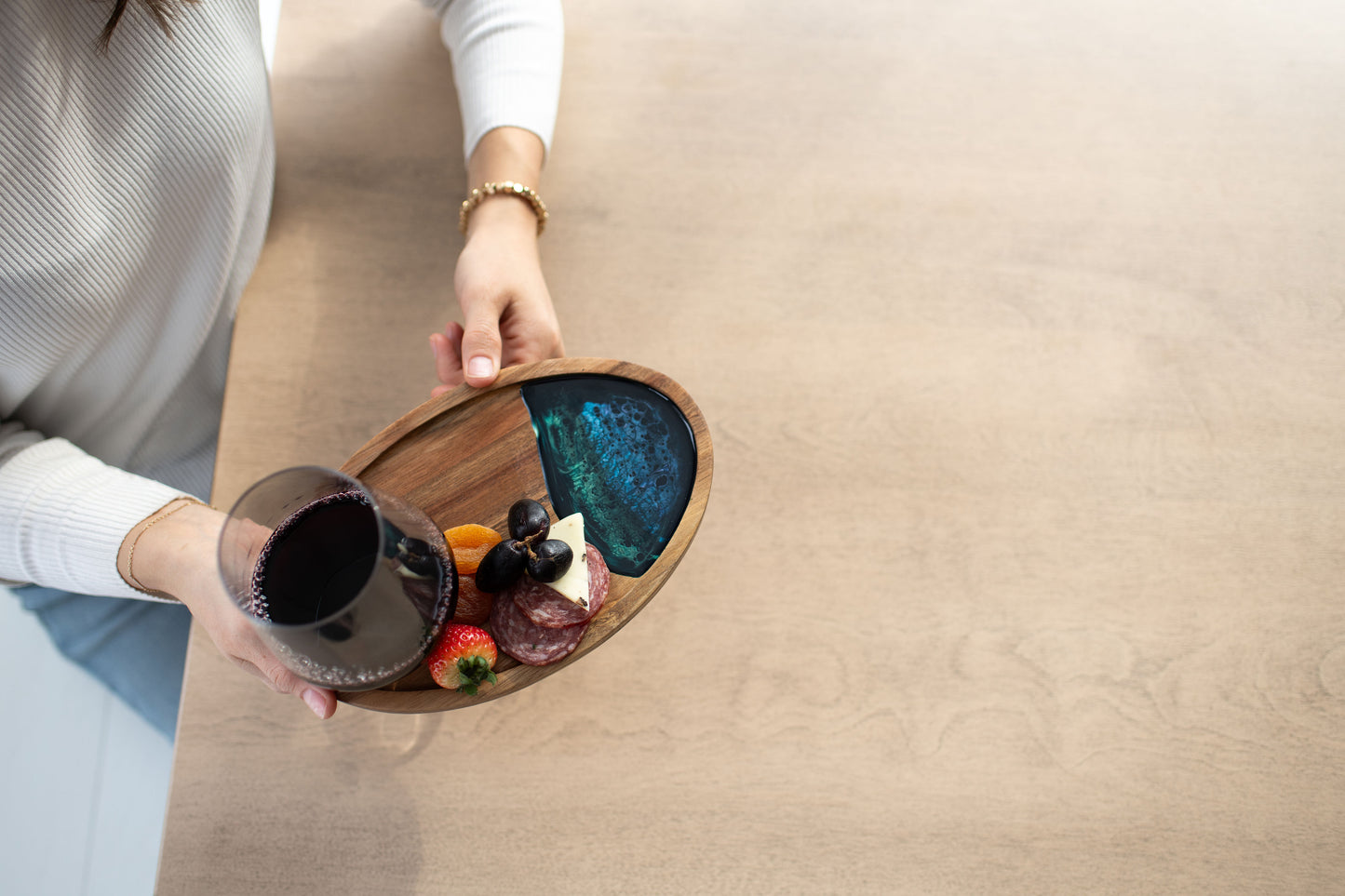 Wine & Appetizer Trays