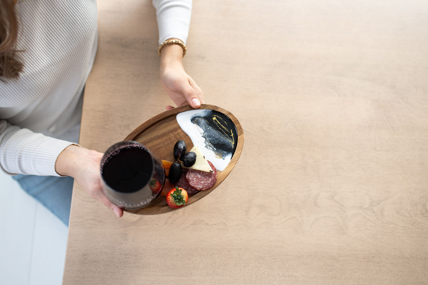 Wine & Appetizer Trays
