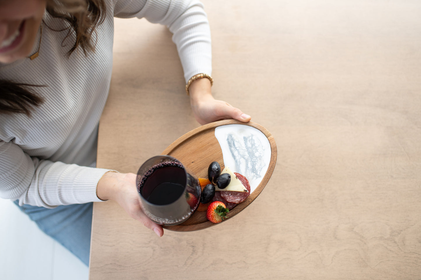 Wine & Appetizer Trays