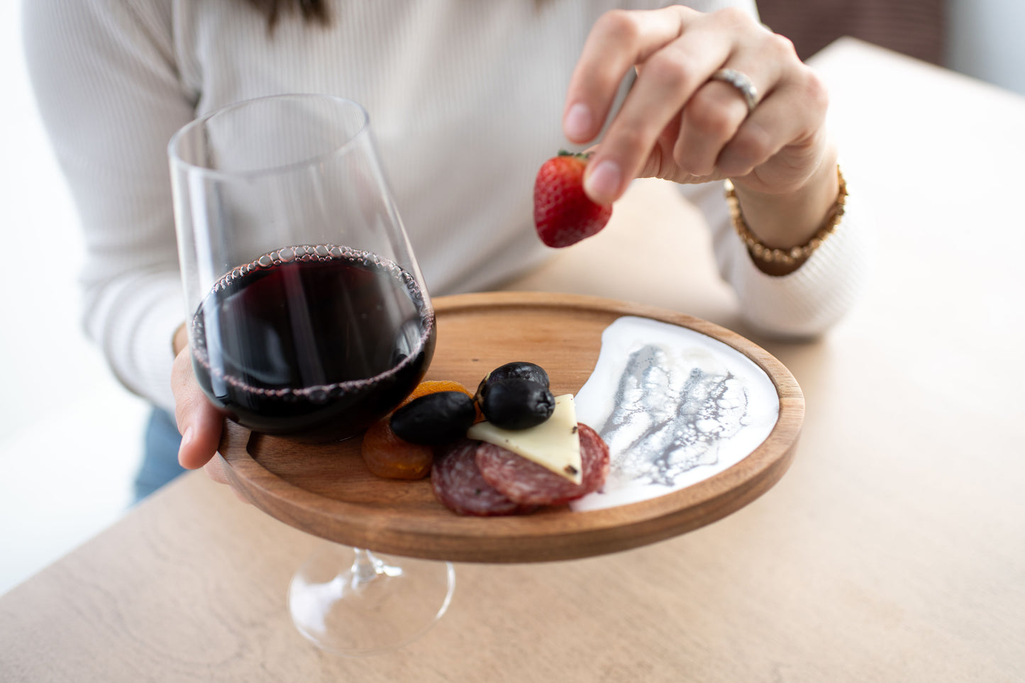 Wine & Appetizer Trays