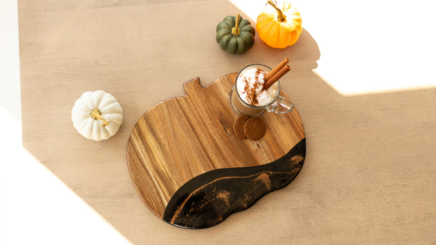 NEW!!! Pumpkin Charcuterie Board and Ceramic Tray