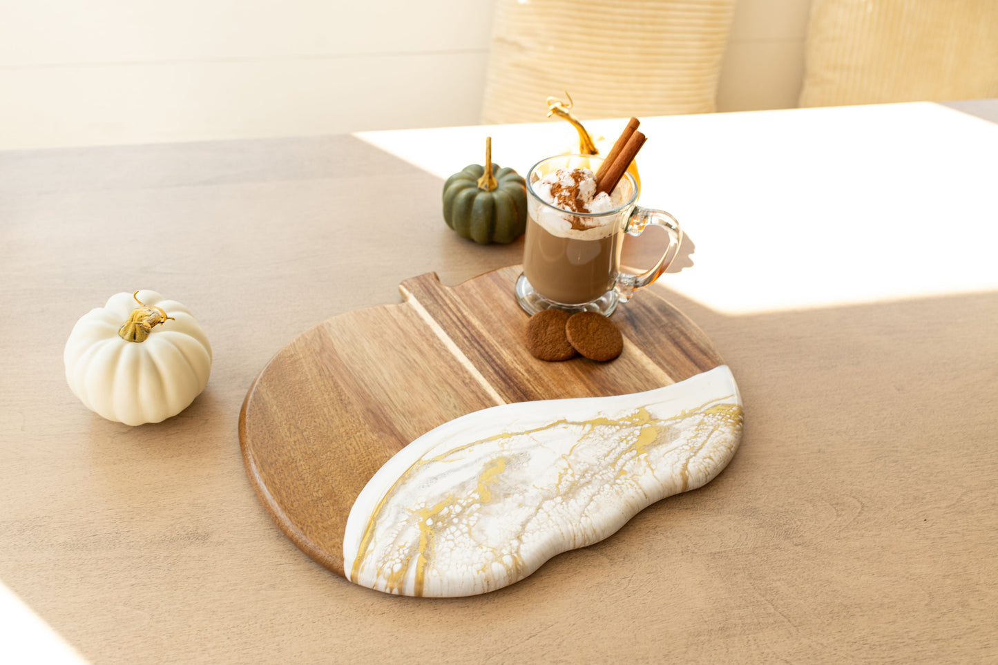 NEW!!! Pumpkin Charcuterie Board and Ceramic Tray