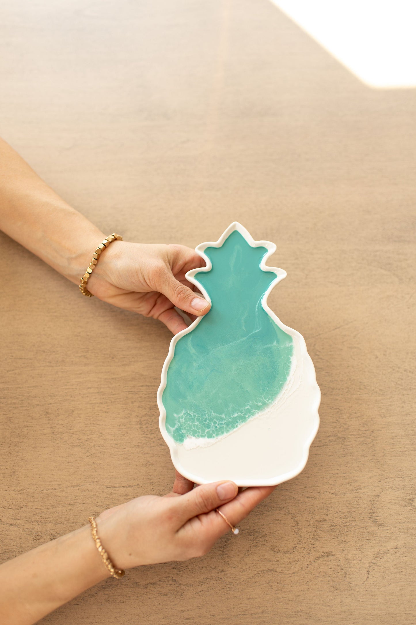 NEW!!! Pineapple Charcuterie Board and Ceramic Tray