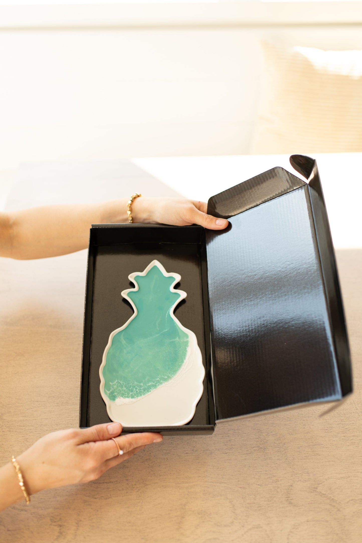 NEW!!! Pineapple Charcuterie Board and Ceramic Tray