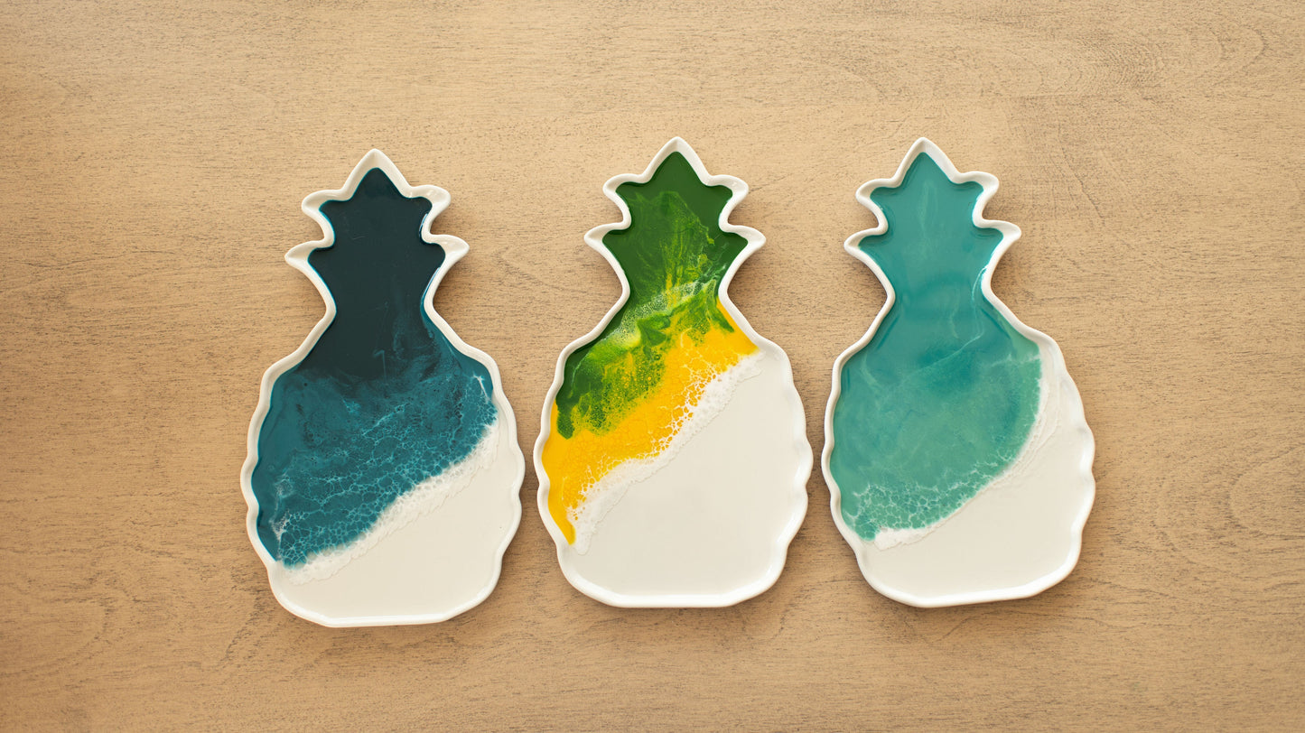 NEW!!! Pineapple Charcuterie Board and Ceramic Tray