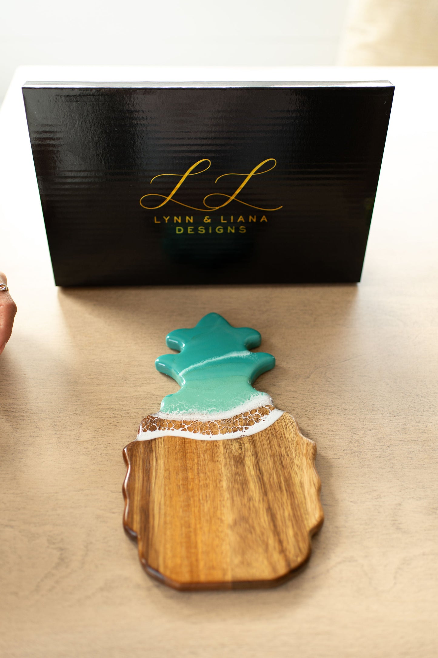 NEW!!! Pineapple Charcuterie Board and Ceramic Tray