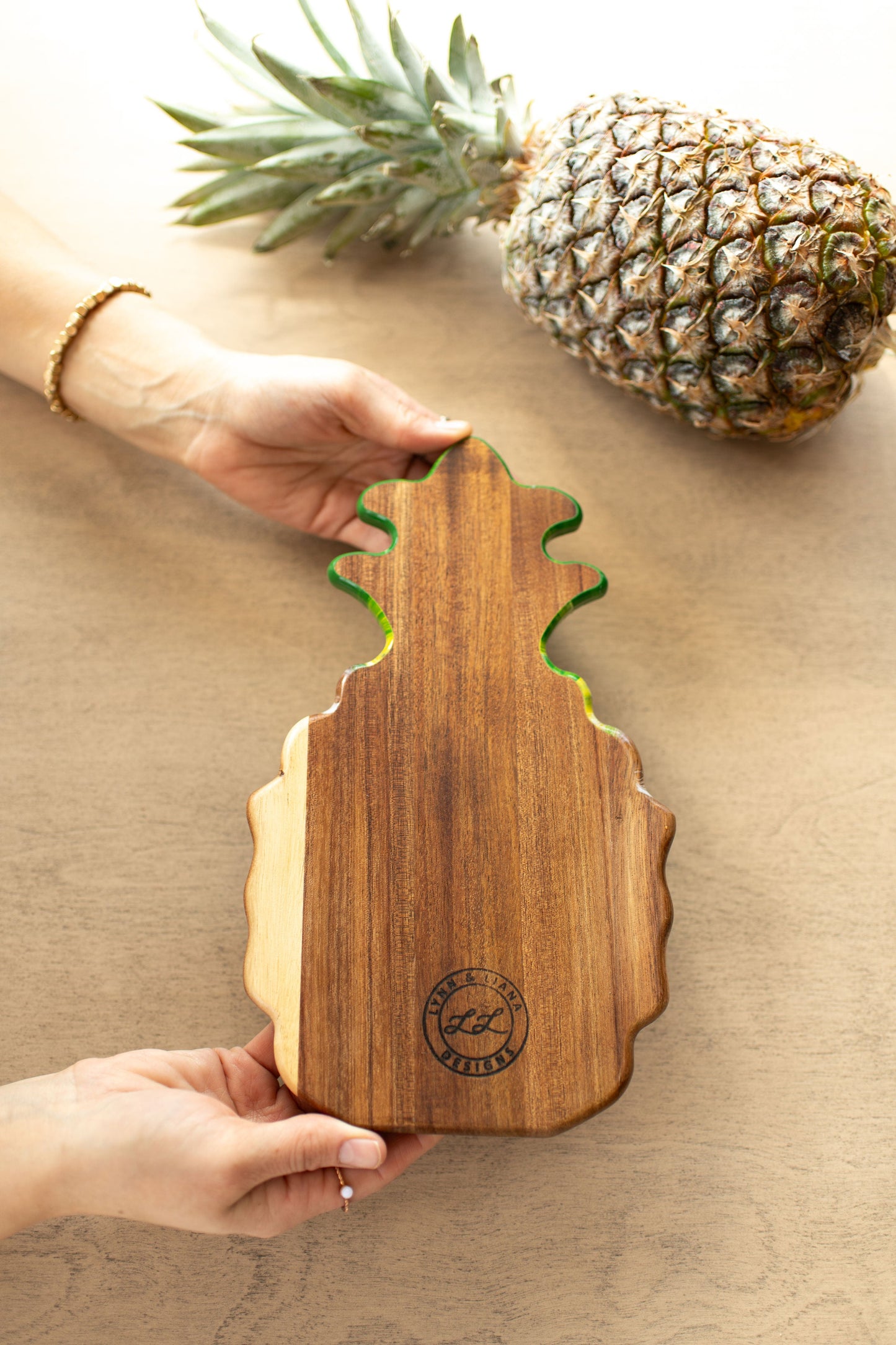 NEW!!! Pineapple Charcuterie Board and Ceramic Tray