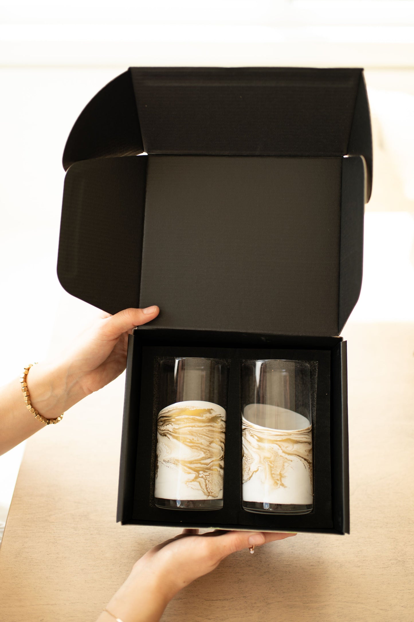 NEW!!! Resin Accented Highball Glasses - AVAILABLE TO SHIP JUNE 30