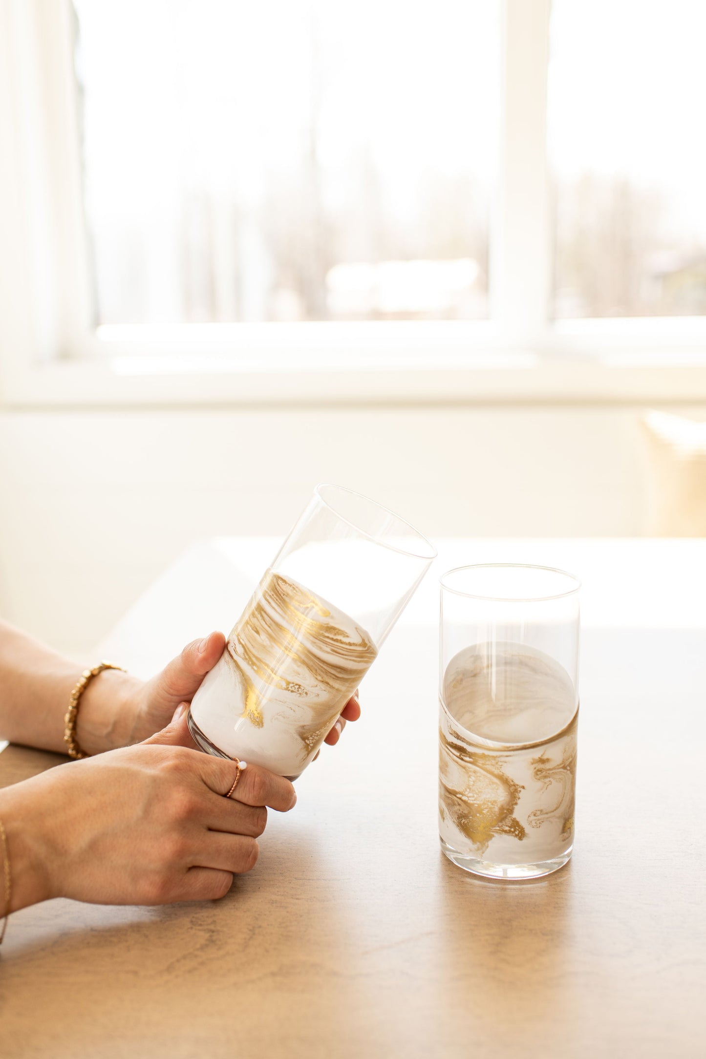 NEW!!! Resin Accented Highball Glasses - AVAILABLE TO SHIP JUNE 30
